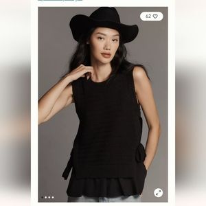 Ruffle Tunic Sweater Tank